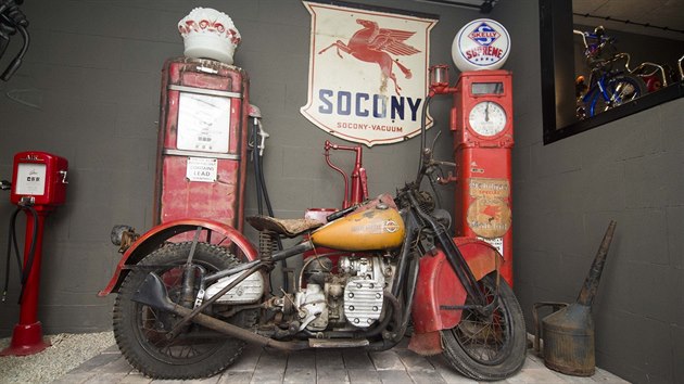 Muzeum znaky Harley-Davidson v Otrokovicch.