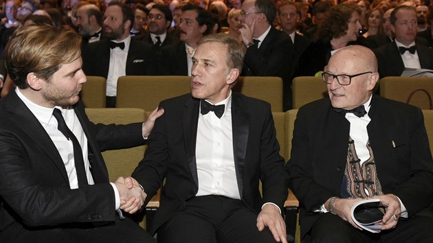 Herci Daniel Brhl, Christoph Waltz a reisr Volker Schlndorff na udlen Evropskch filmovch cen za rok 2015