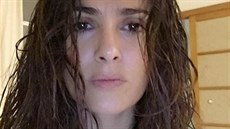 Salma Hayeková bez make-upu (2015)