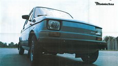 Dobový prospekt vozu FIAT 126p vydaný Mototechnou v roce 1988