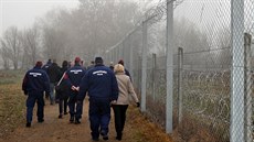 Ministr vnitra Milan Chovanec navtívil 13. prosince v Rözke na maarsko-srbské...