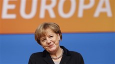 Německá kancléřka Angela Merkelová během zahájení dvoudenní stranické...