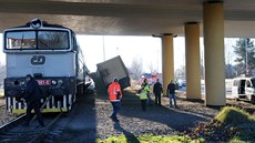Na přejezdu ve Frýdku-Místku došlo ke srážce vlaku s kamionem.