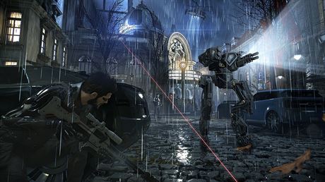 Totalitn praha v Deus Ex: Mankind Divided