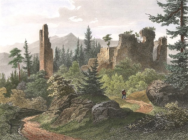 Krupka zakázala vstup k hradu Kyšperk, ze zříceniny odpadávají kusy kamene