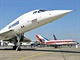 Concorde F-BTSD stojc v leteckm muzeu Le Bourget