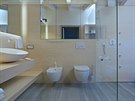 Koupelny nabízejí vekerý komfort a pohodlí.