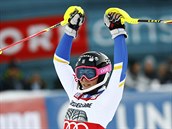 Frida Hansdotterov byla ve slalomu v Lienze nejlep.