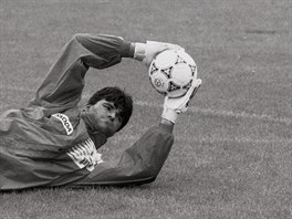 Pavel Srníek na reprezentaním srazu v roce 1995