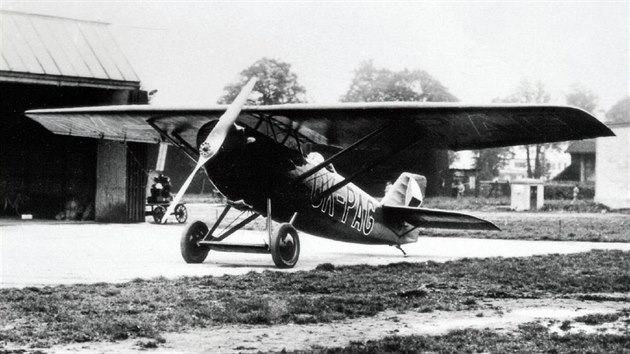 Zastaralé stíhačky Škoda D.1 byly prvními stroji Četnických leteckých hlídek.