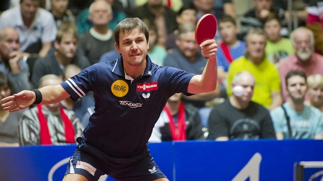 Nmecký stolní tenista Timo Boll.