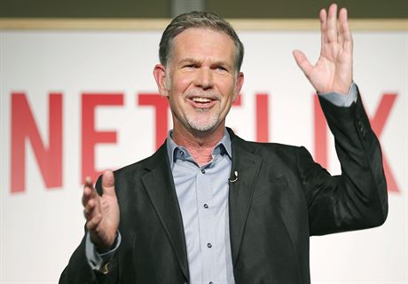 Spoluzakladatel a f firmy Netflix Reed Hastings.