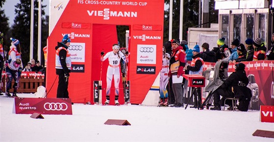 Petra Nováková bhem závodu Svtového poháru v Ruce