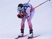 Petra Nov�kov� b�hem z�vodu Sv�tov�ho poh�ru v Toblachu