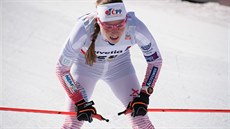 Petra Nováková bhem závodu Svtového poháru v Davosu