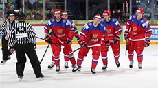 Rutí junioi Alexander Dergajov. Radel Fazlejev, Artur Lauta, Ivan Provorov a...