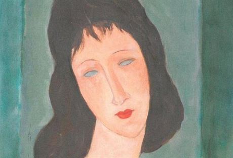 Elmyr de Hory: Portrt eny ve stylu Amedea Modiglianiho, kol. roku 1975