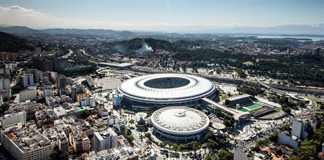 Stadion Maracaná. Tady budou hry 5. srpna 2016 slavnostn zahájeny.
