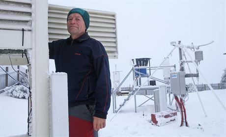 Jaroslav Chalupa z Havíova strávil na meteorologické stanici na Lysé hoe...