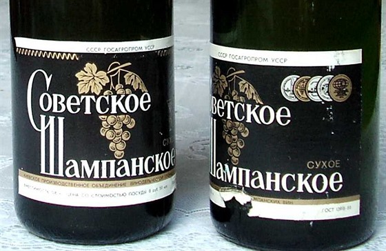 Sekt Sovetskoje šampanskoje.