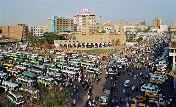 Náměstí Suk al-Arabi v súdánském Chartúmu