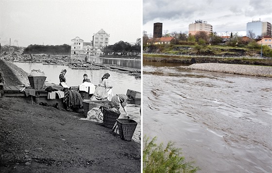 Kolín - kolem roku 1890 a dnes