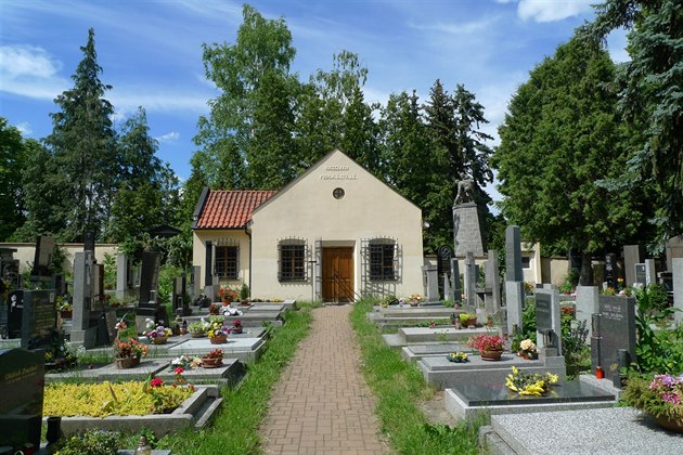 Hostivařský hřbitov.