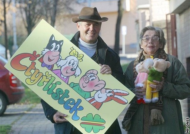Jaroslav N�me�ek a Ljuba �típlová (tv�rci �ty�lístku)