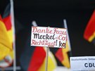 Právní stát je K.O. Dkujeme paní Merkelová! Demonstrace Pegidy v Kolín nad...