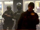 Policie v Mnichov hlídkuje kvli hrozb teroristických útok (1. ledna 2016).