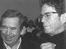 Václav Havel a Lou Reed v roce 2005 (repro z knihy Jeremy Reed: Waiting for the...