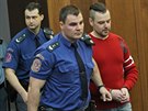 Petr Kramný u Krajského soudu v Ostravě, který ho poslal na 28 let do vězení za...
