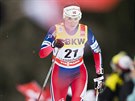 Norská lyaka Heidi Wengová na trati