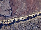 Útes San Rafael v Utahu - význaný geologický úkaz z období starích tetihor,...