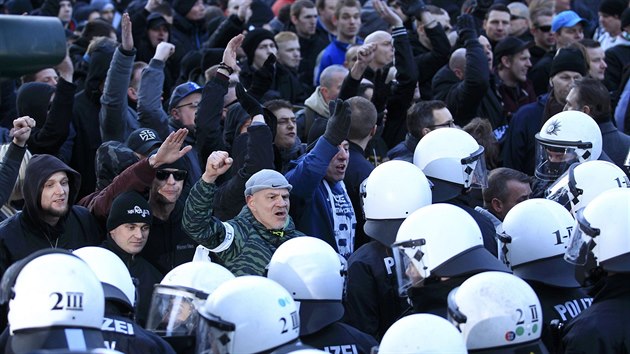 Demonstrace odprc imigrace v Koln nad Rnem (9. ledna 2015)