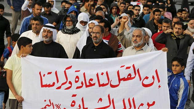 it po celm svt protestovali proti poprav duchovnho Nimra Bkira al-Nimra (2. leden 2016)