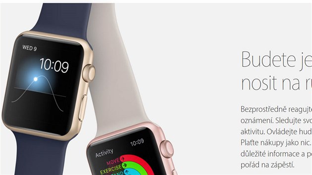 Apple zane hodinky Watch na eskm trhu prodvat 29.1. 2016