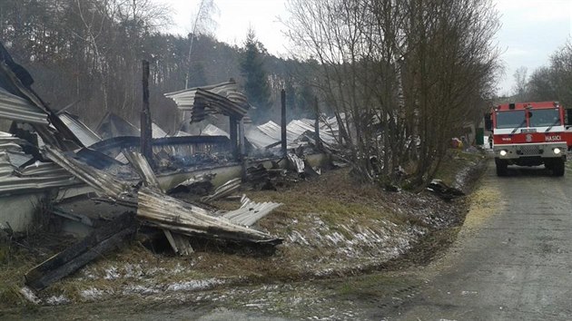 Por drberny v obci Doubravice u esk Skalice na Nchodsku. (3. 1. 2016)