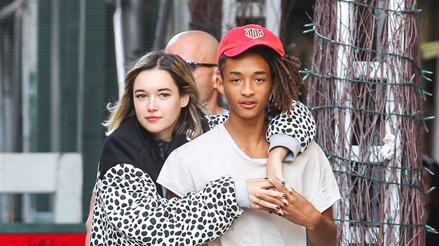 Sarah Snyderov a Jaden Smith (New York, 15. z 2015)