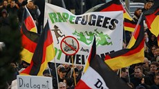 Demonstrace odprc imigrace v Kolín nad Rýnem (9. ledna 2015)