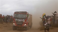 Nizozemský závodník Pieter Versluis v esté etap Dakaru.