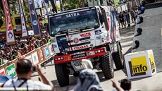 Jaroslav Valtr, Josef Kalina, Jií tross a jejich Tatra na startu Rally Dakar