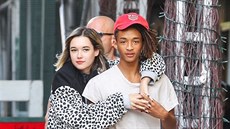 Sarah Snyderová a Jaden Smith (New York, 15. záí 2015)