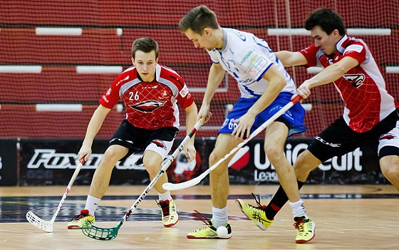 Momentka z utkání Pardubice (ervená)  vs. Chodov.