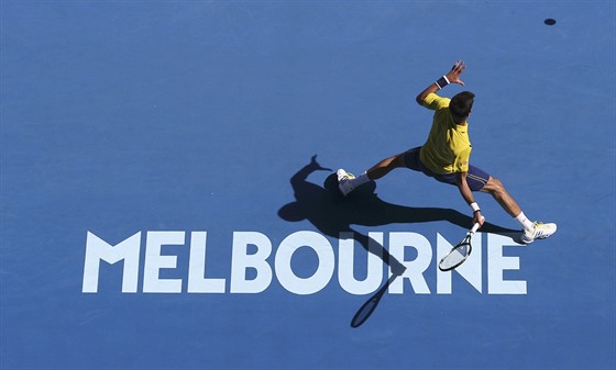 Srbský tenista Novak Djokovi hraje v 1. kole na Australian Open.