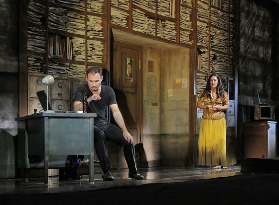 Mariusz Kwiecien a Diana Damrauová v opee Lovci perel
