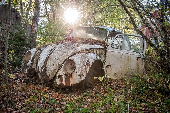 Volkswagen Brouk patí mezi automobilové legendy. A také me slouit jako výdlený hotel. Ilustraní foto