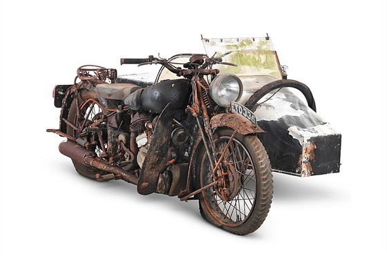1938 Brough Superior 982cc SS80 Project with Petrol Tube Sidecar. Odhadovaná...