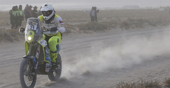 Ondej Klymiw na trati Rallye Dakar 2016