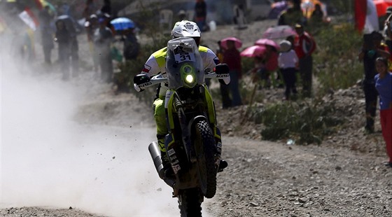 Ondej Klymiw na trati Rallye Dakar 2016